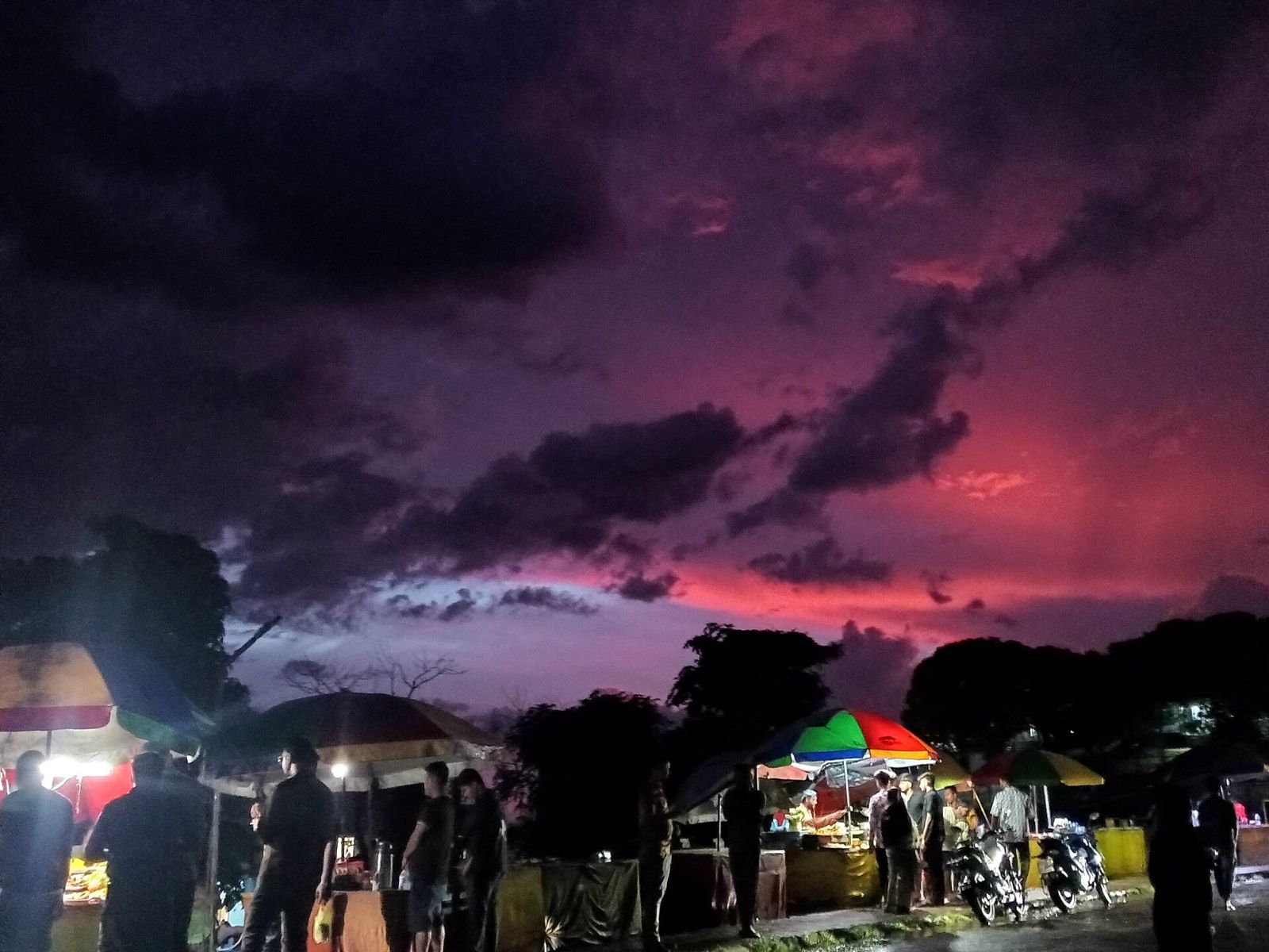 Dusk in Sajek Valley, near Meghrani Eco Cottage