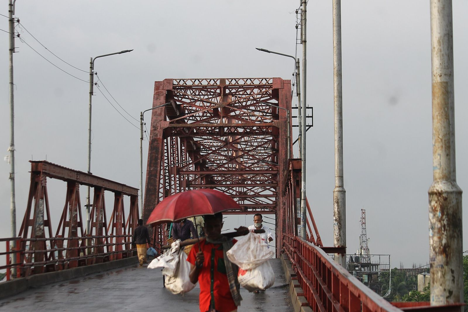 Keane Bridge over the Surma, Sylhet, near Rose View Hotel